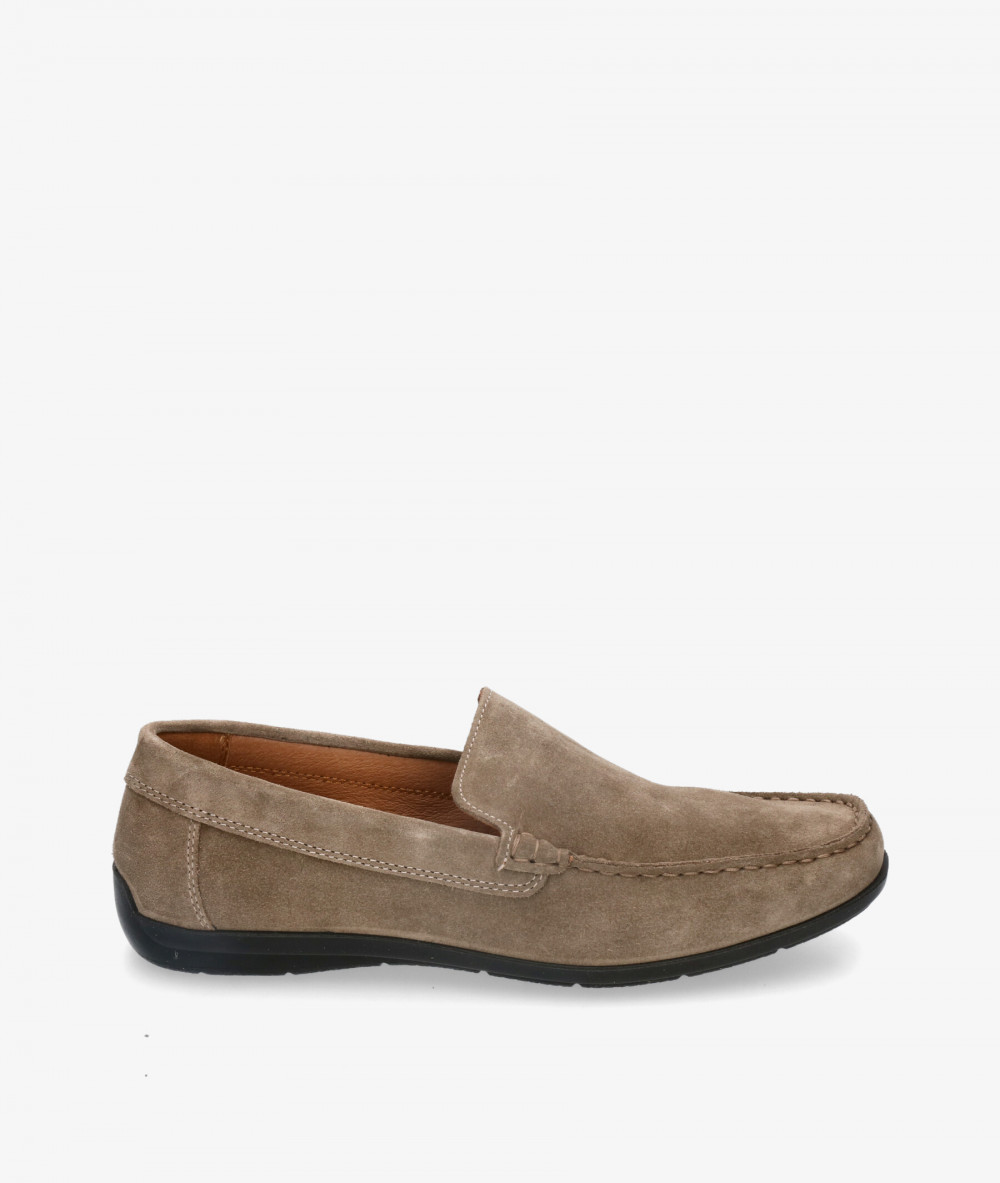 Zapatos casual Imac  100761 en serraje taupe Zapatos casual Imac  100761 en serraje taupe