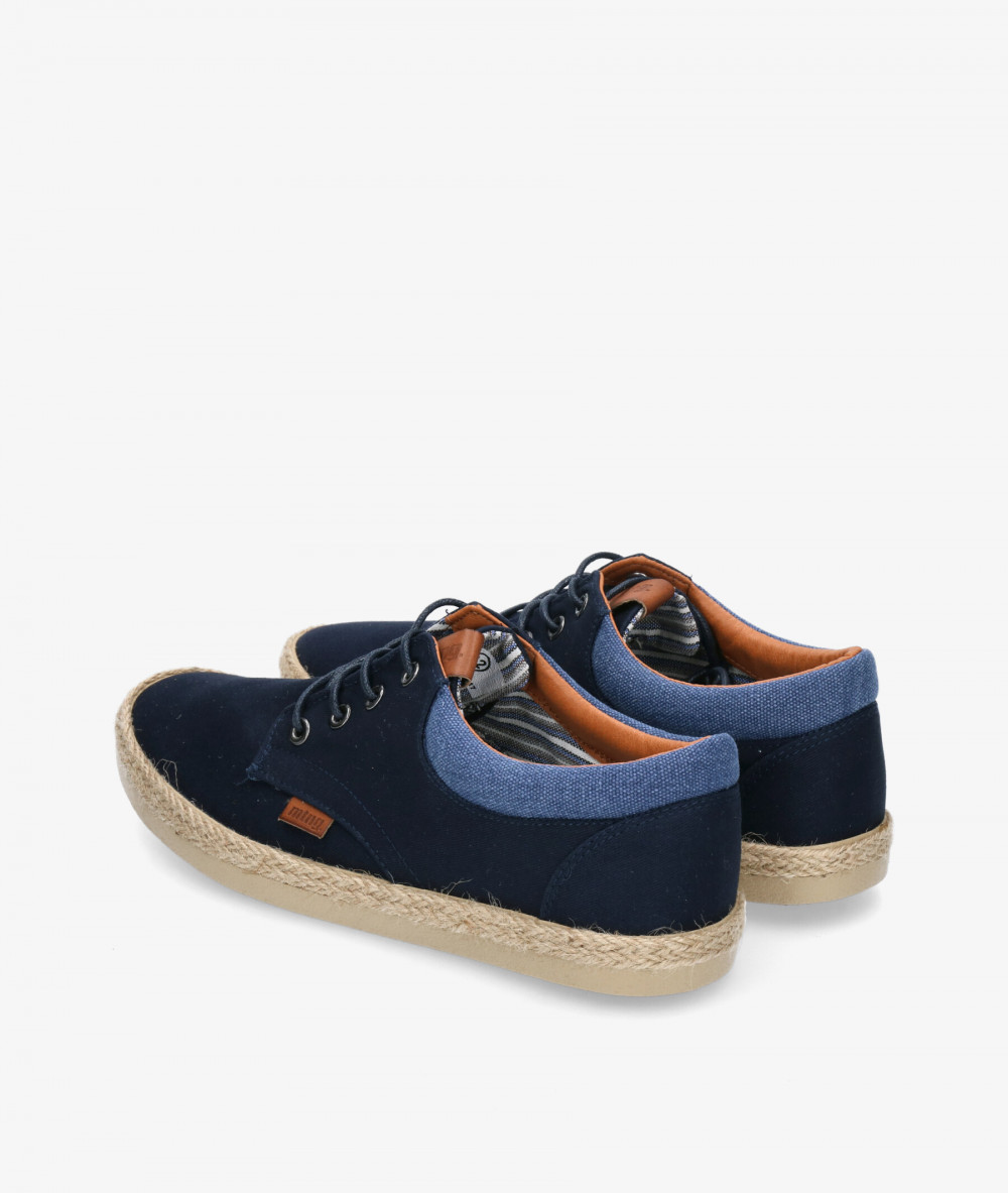 Mustang Espadrille 84666 in navy blue