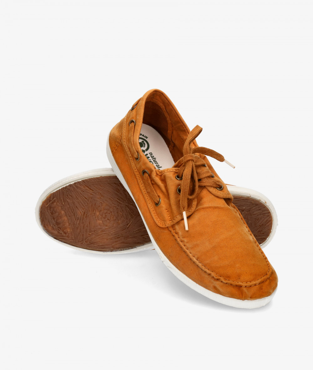 Natural World Canvas shoes 303E OLD EBRUS in mustard