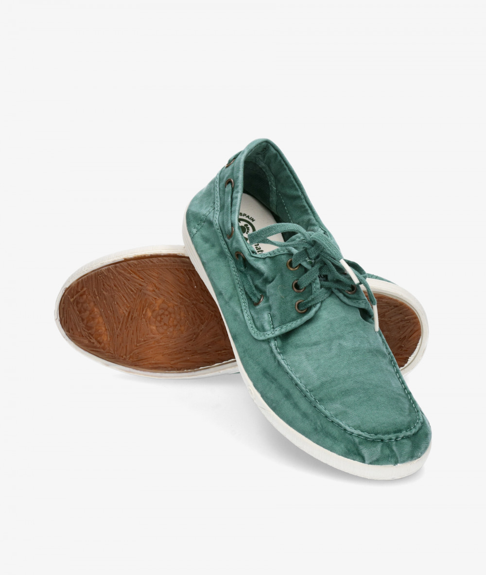 Natural World Canvas shoes 303E OLD EBRUS in green