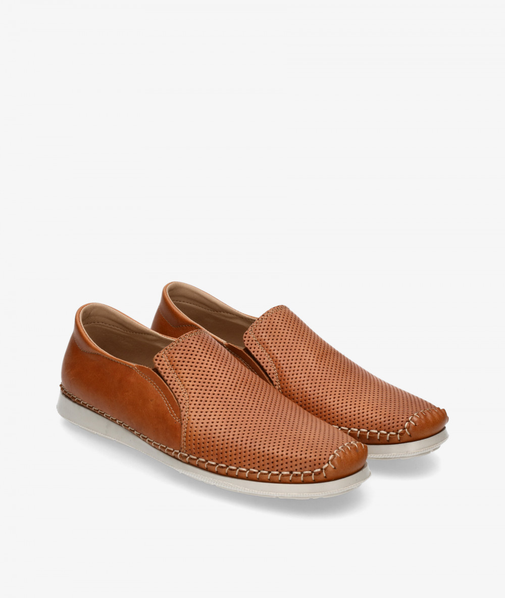 Traveris Sport rubber sole shoes 43073 in leather