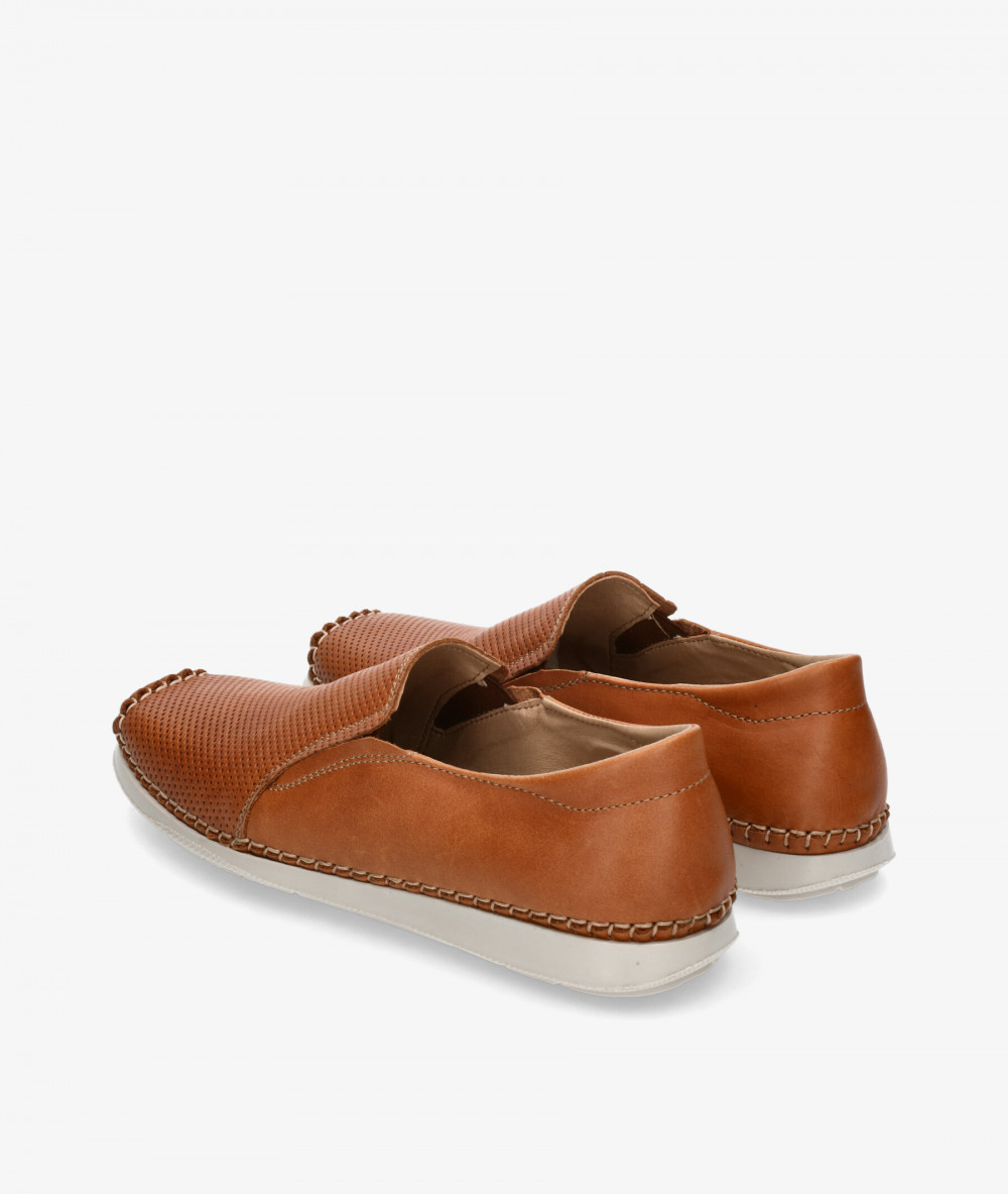 Traveris Sport rubber sole shoes 43073 in leather