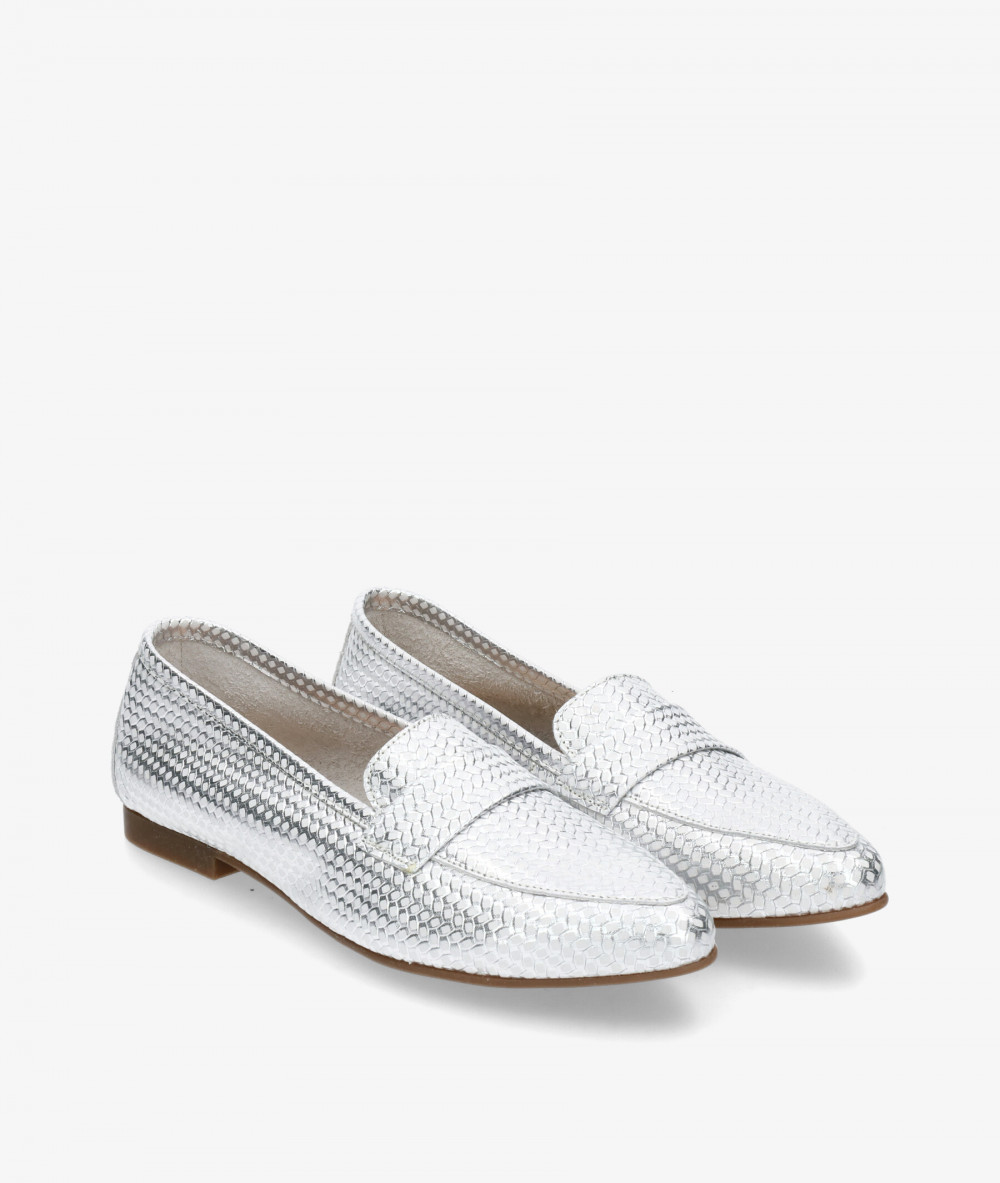 Kénnebec Loafers 3942 in silver