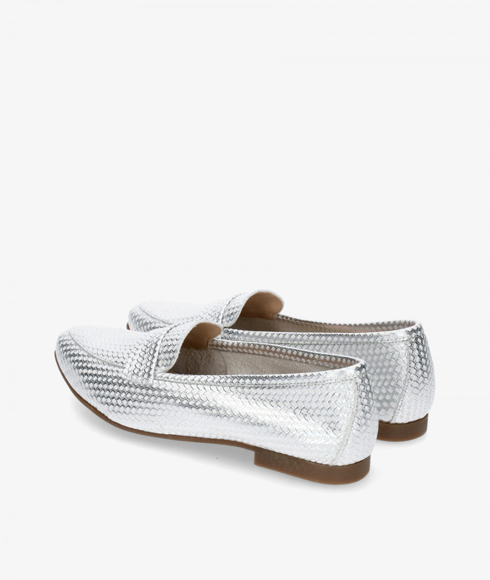 Kénnebec Loafers 3942 in silver