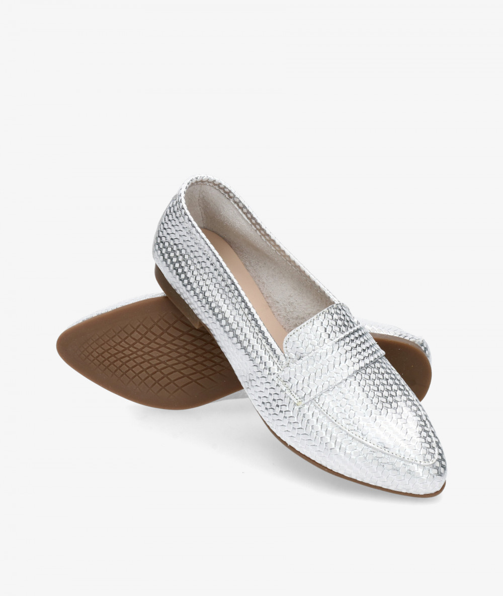 Kénnebec Loafers 3942 in silver