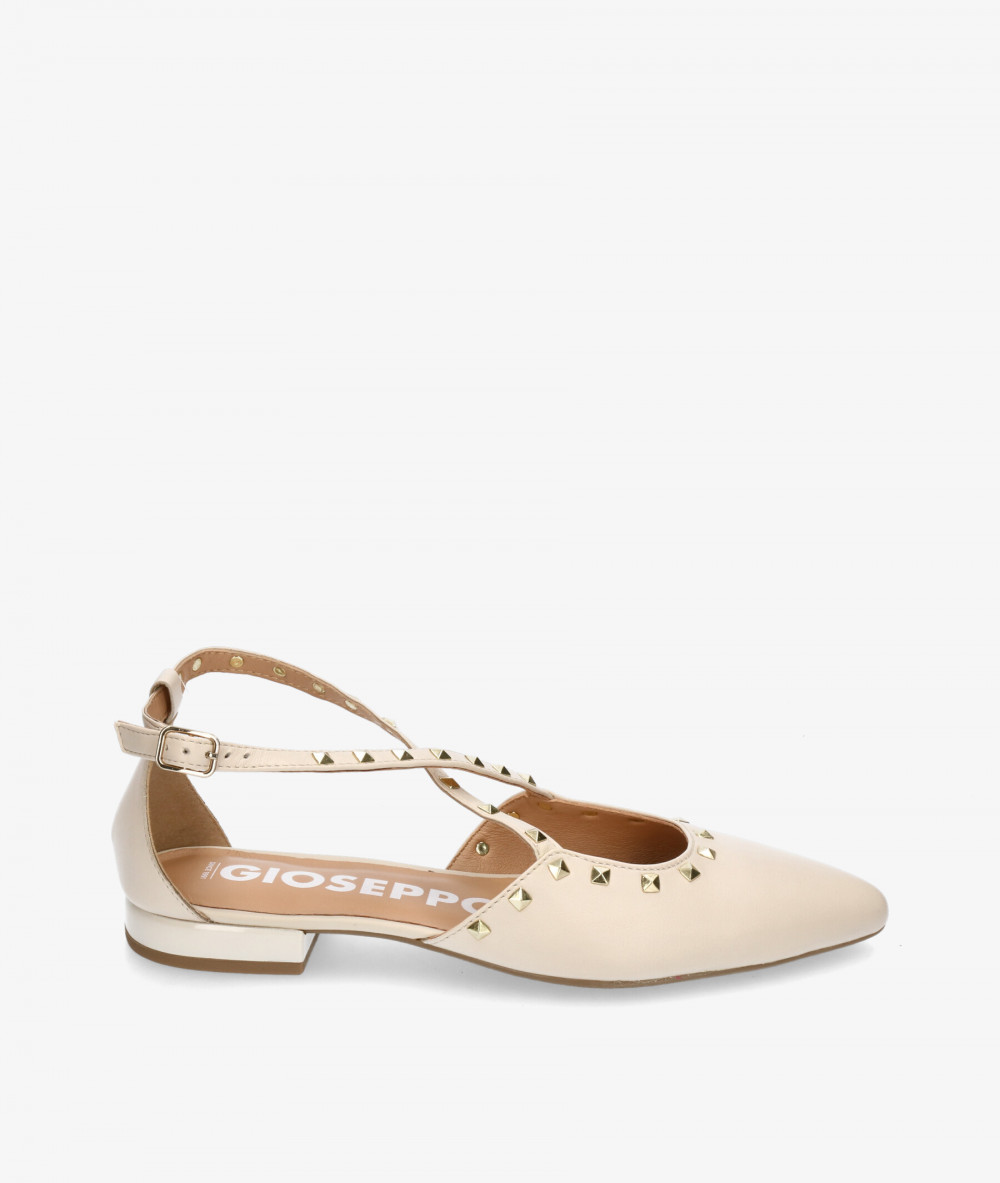 Gioseppo Dress low heel shoes GARCON in beige