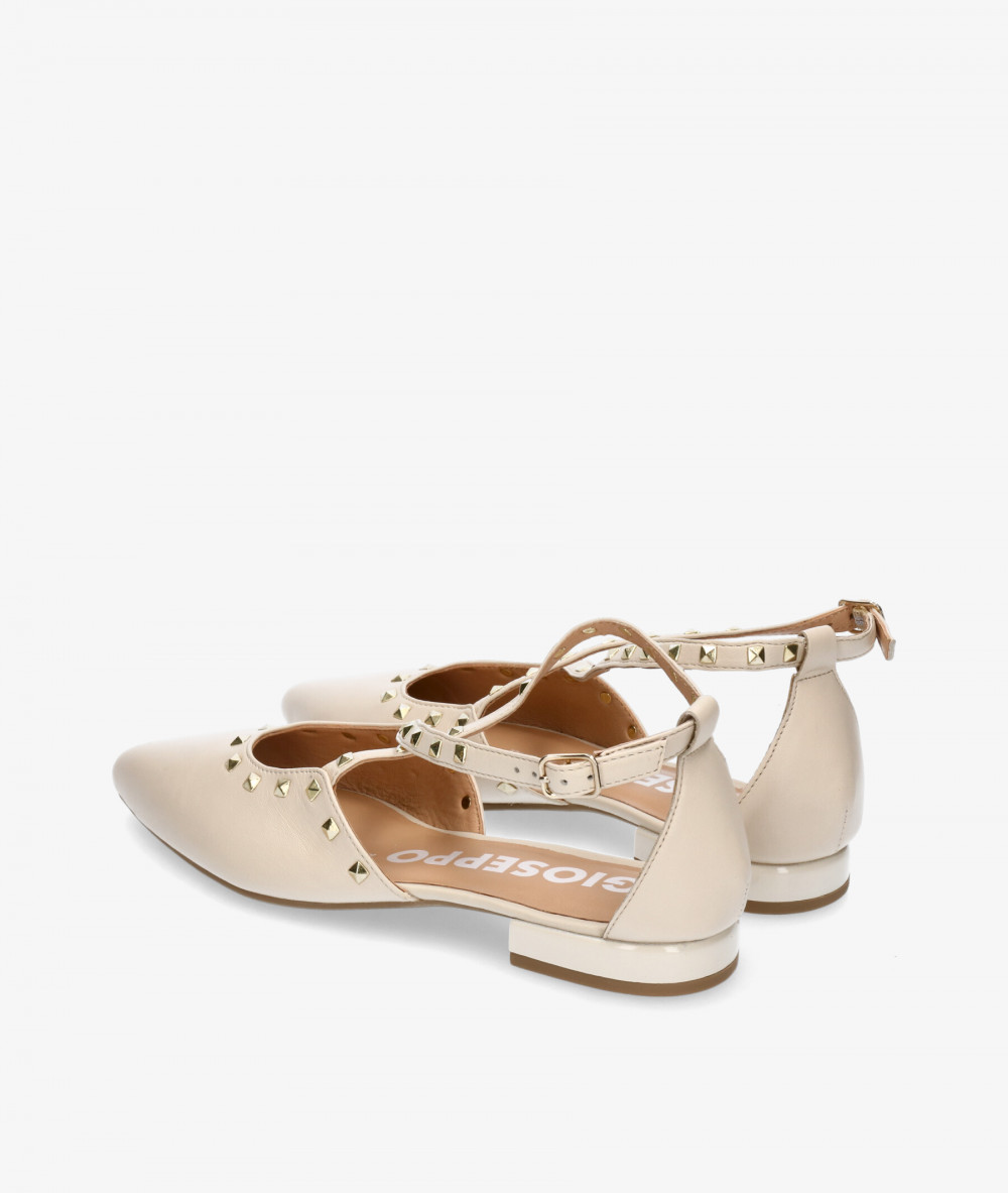Gioseppo Dress low heel shoes GARCON in beige
