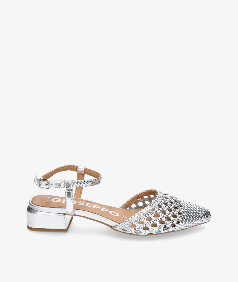 Gioseppo Dress low heel shoes MINEO in silver