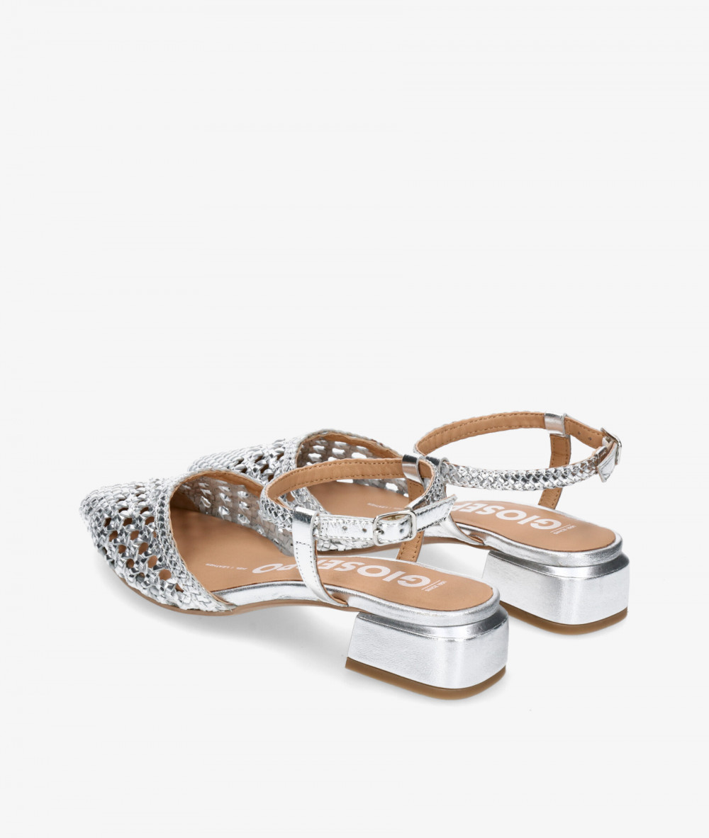 Gioseppo Dress low heel shoes MINEO in silver