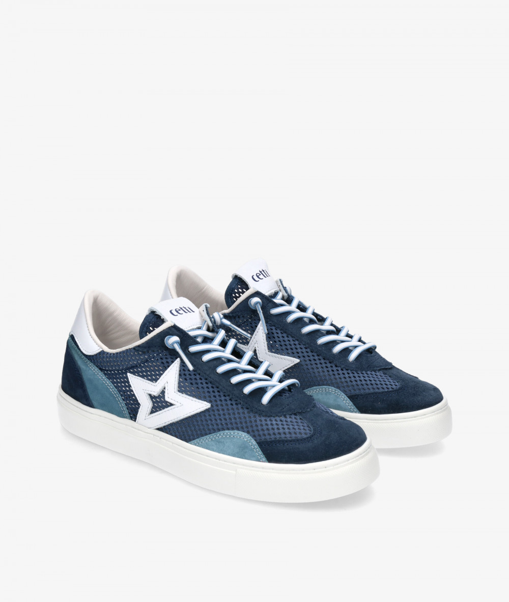 Cetti Sneakers  C-1259 in navy blue