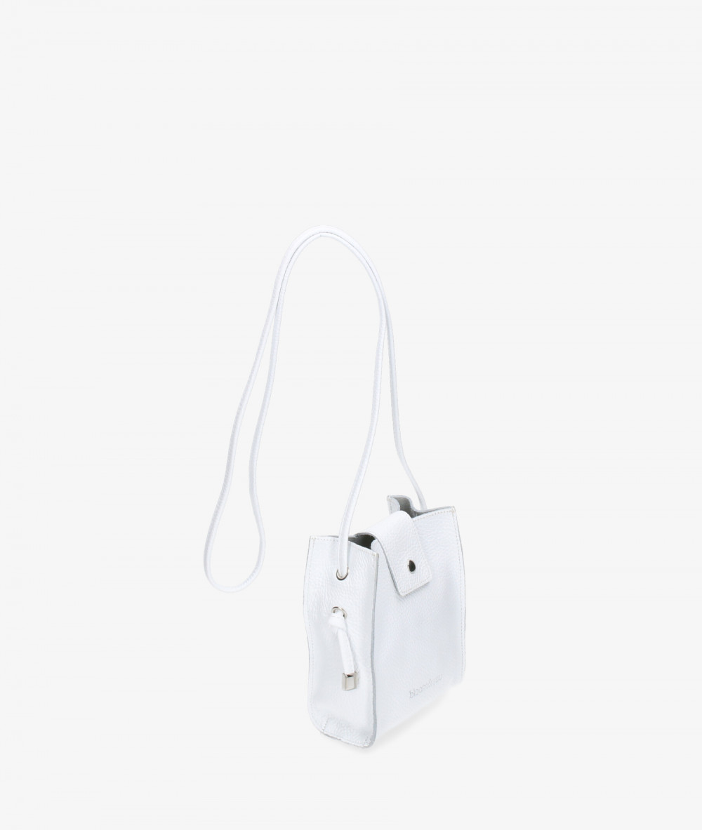 Bolso de piel bloom&you MINI BLOOM en blanco