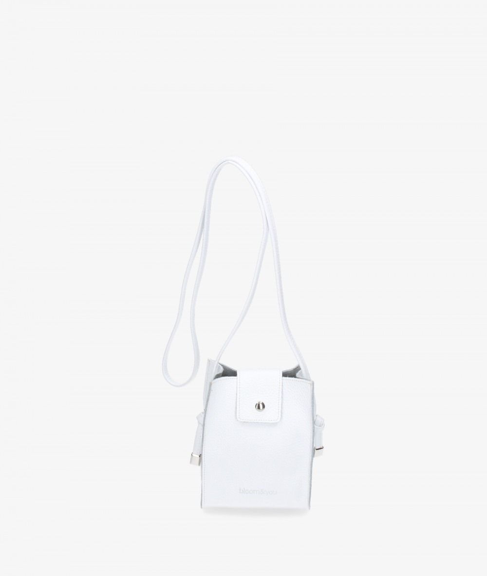 Bolso de piel bloom&you MINI BLOOM en blanco