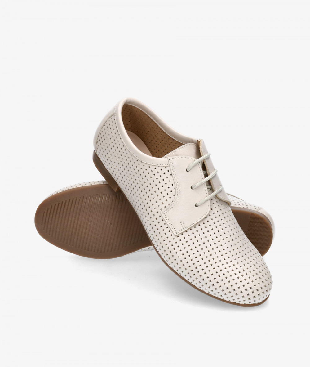 Zapatos inglés bloom&you NELA en hueso