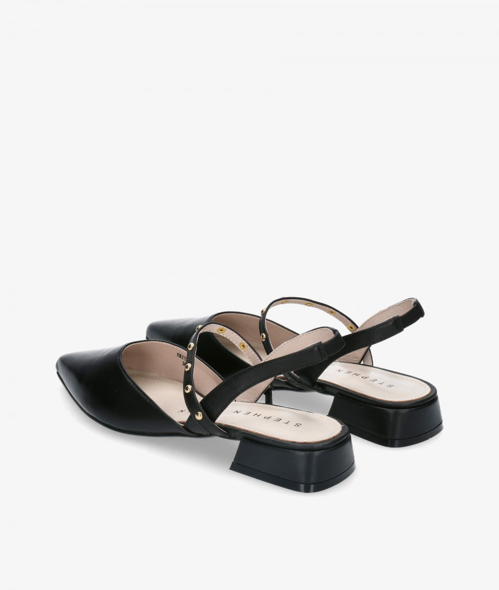 Zapatos de vestir Stephen Allen K19123-C39C  ERITREA en negro