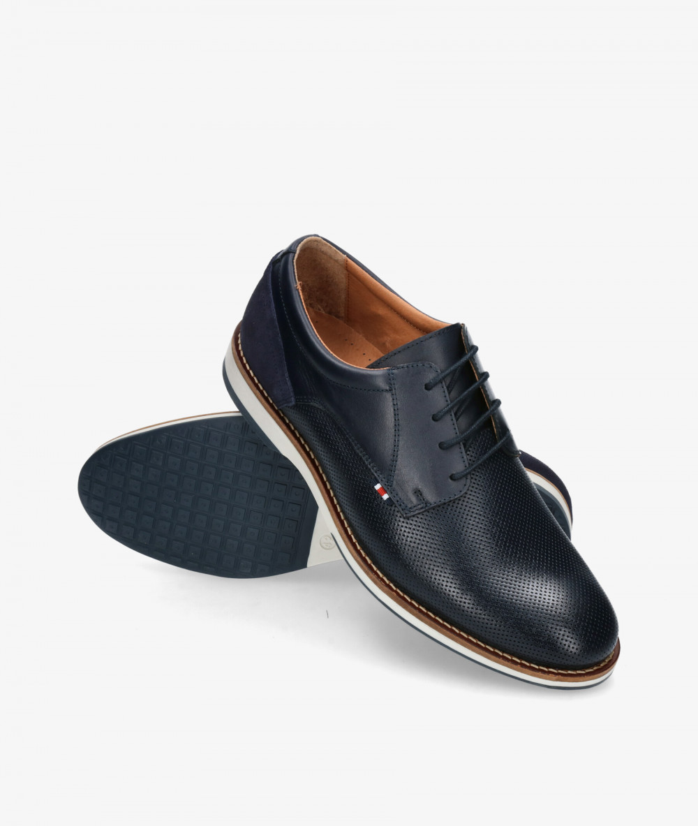 Kénnebec Sport rubber sole shoes 1024 in navy blue