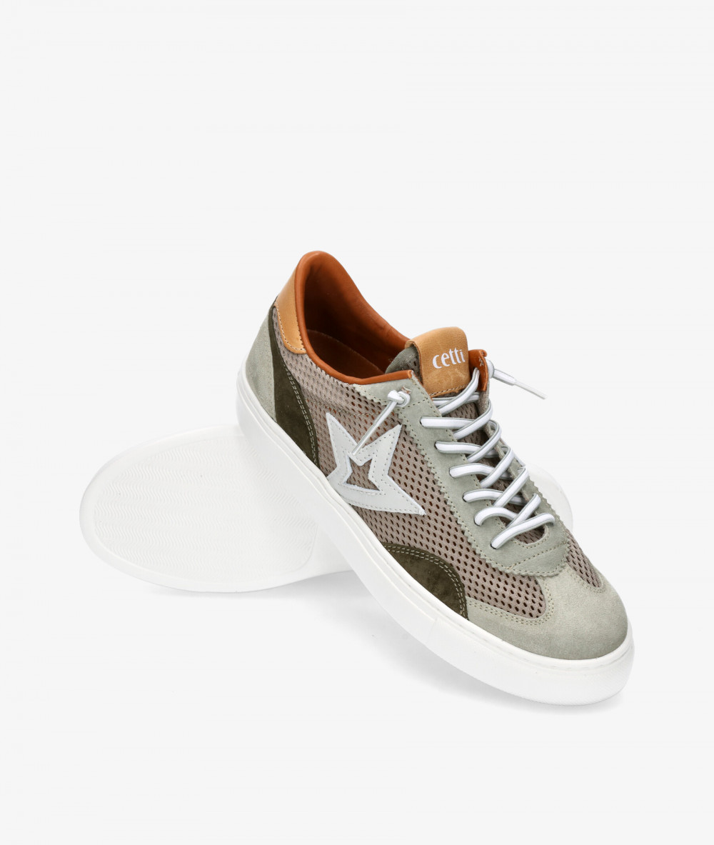 Cetti Sneakers  C-1259 in kaki
