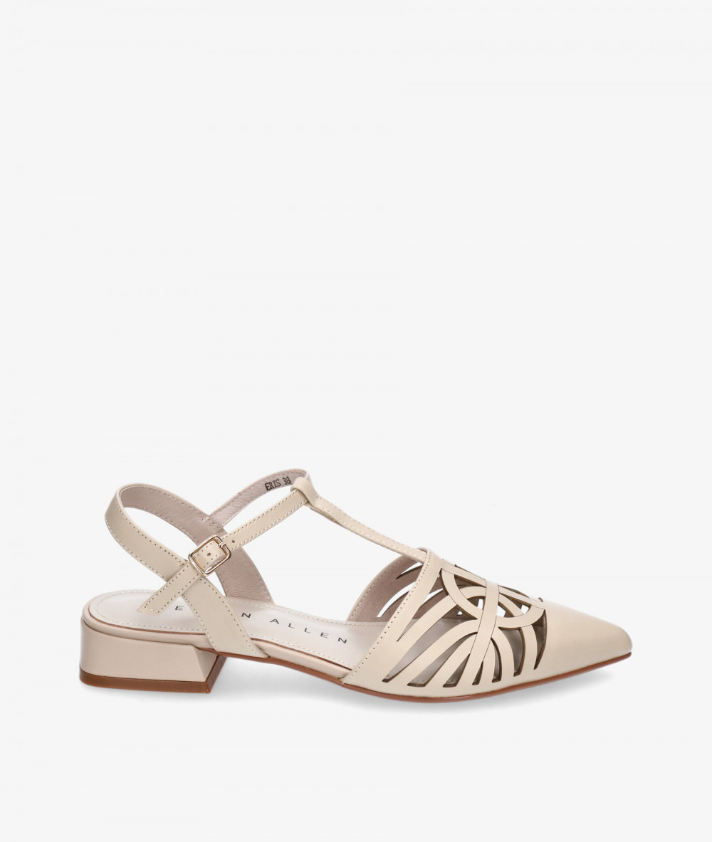 Stephen Allen Dress low heel shoes K19123-C29A  ERIS in off-white