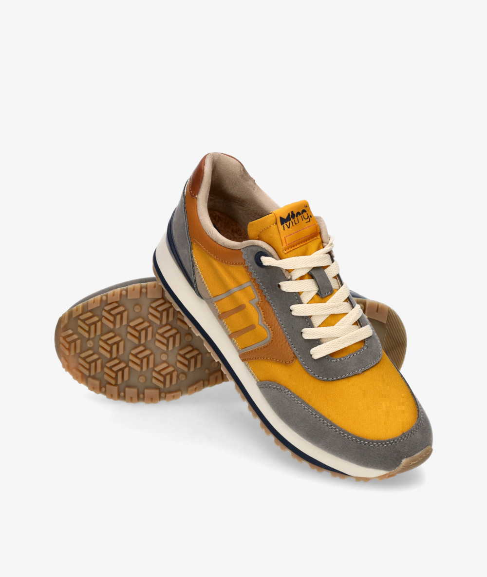 Mustang Sneakers  84489 in mustard