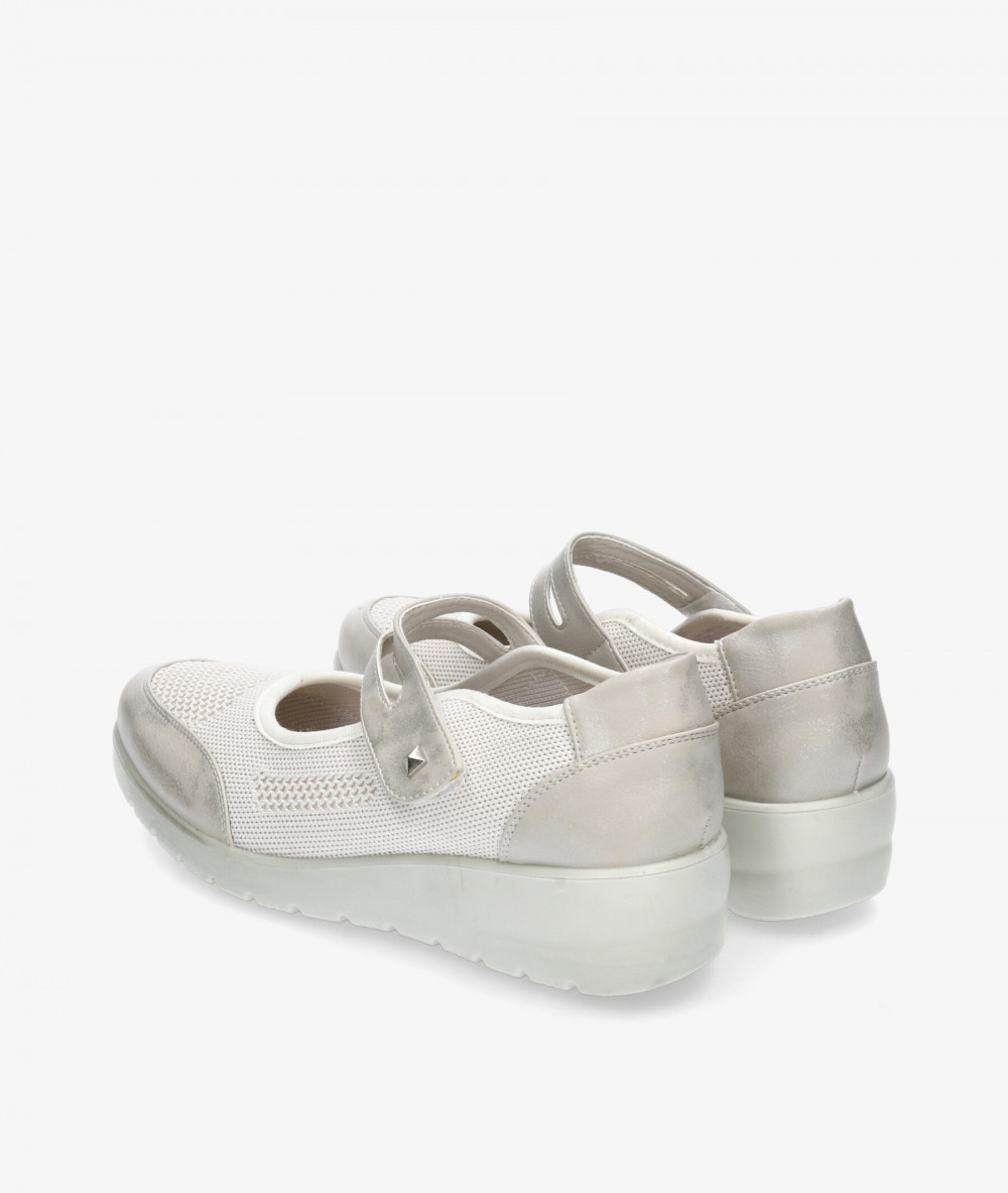 DOCTOR CUTILLAS Special width shoes 40102 in silver