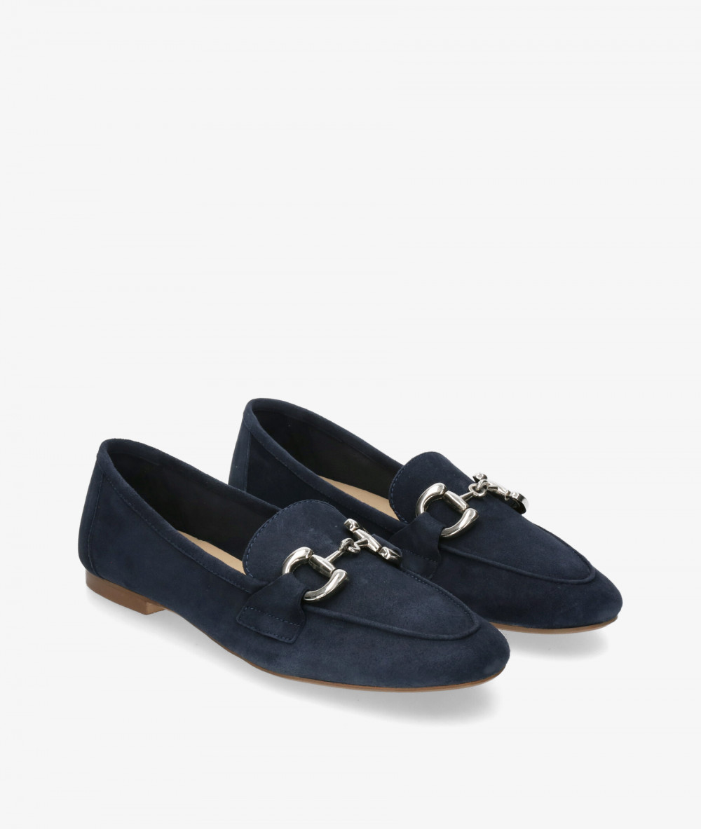 Kénnebec Loafers 78765 QUEBEC-500 in blue suede