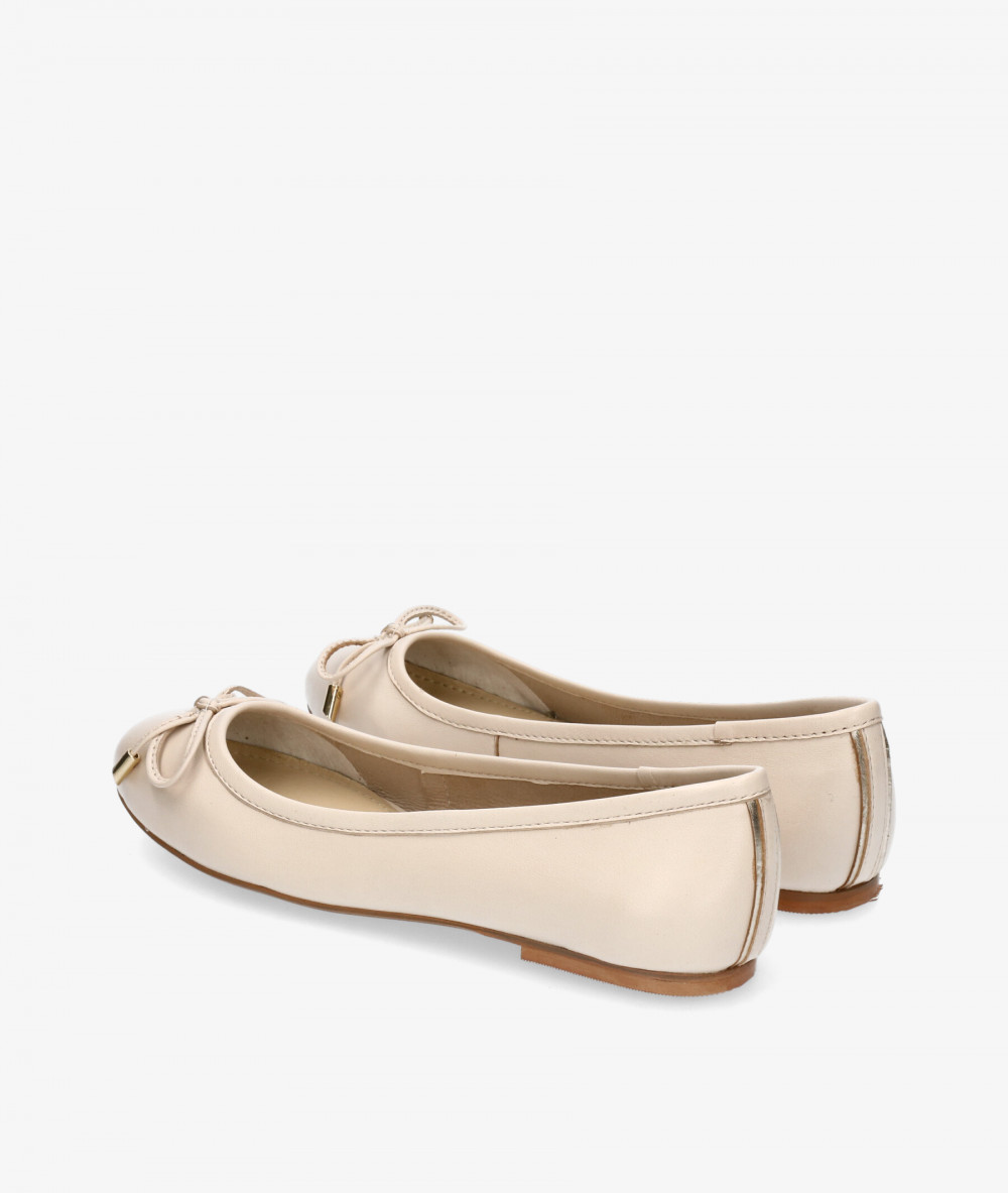 Kénnebec Ballerinas 77800 QUEBEC-503 in off-white
