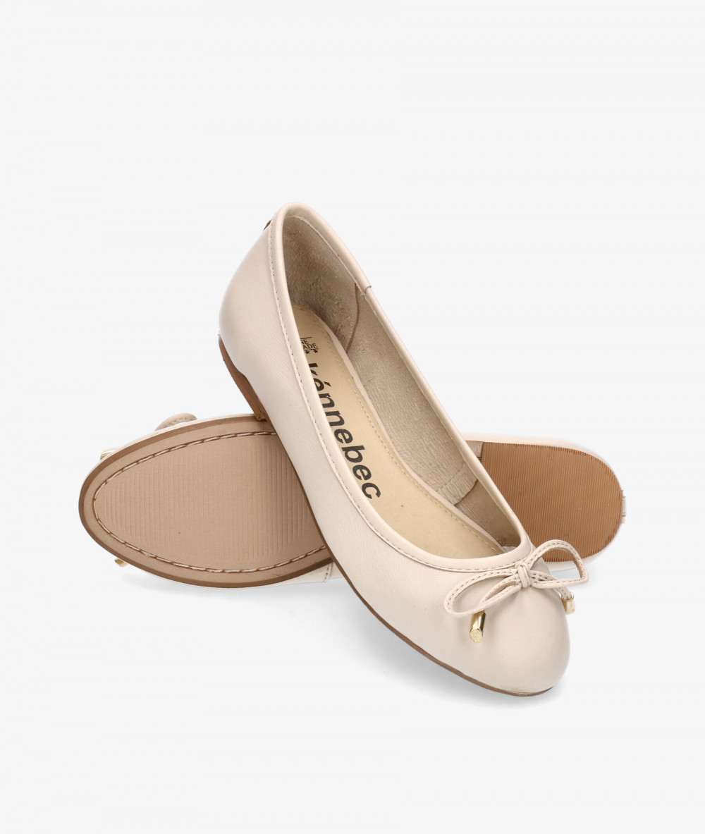 Kénnebec Ballerinas 77800 QUEBEC-503 in off-white