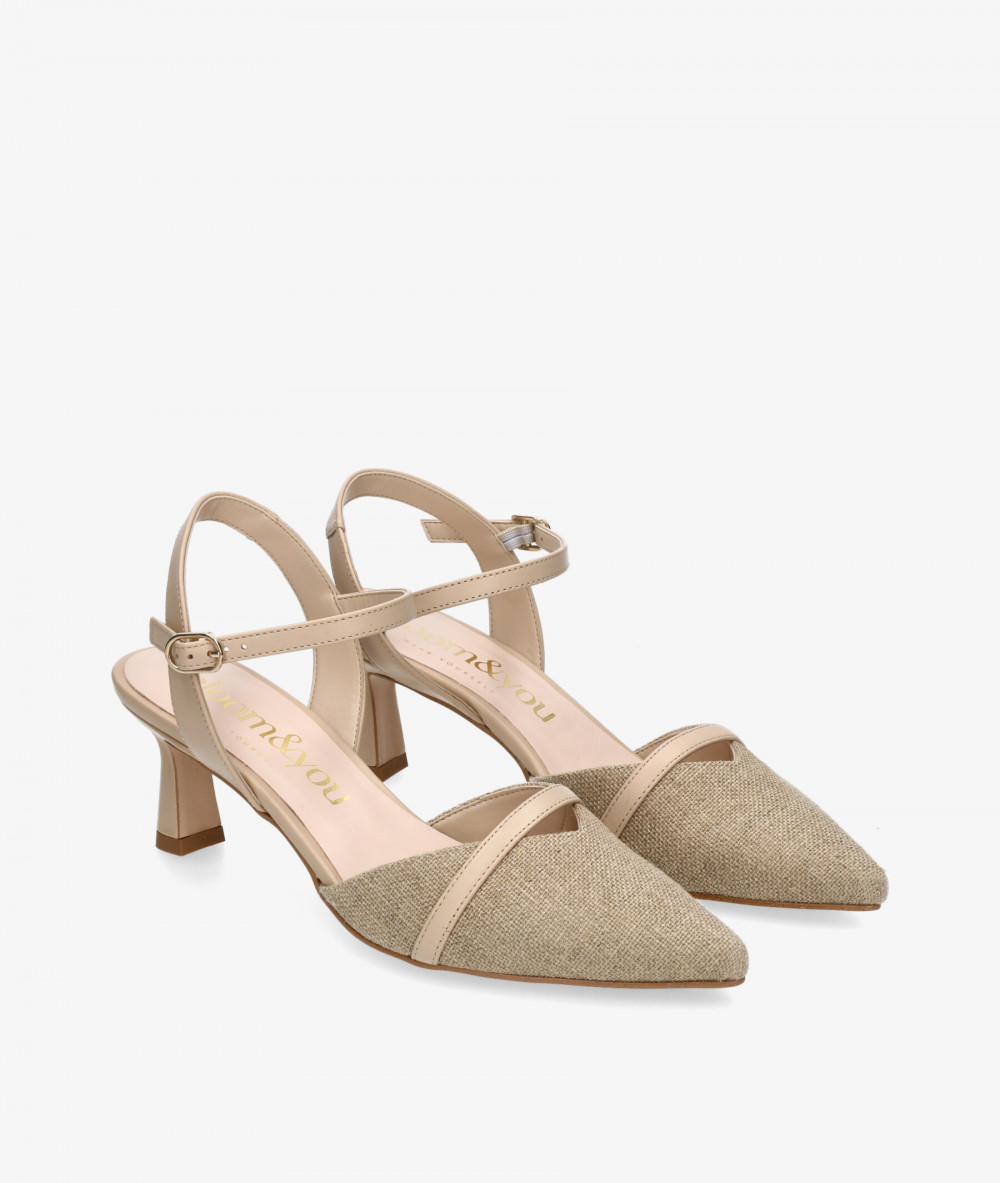 bloom&you Dress medium heel shoes AMARILIS in beige