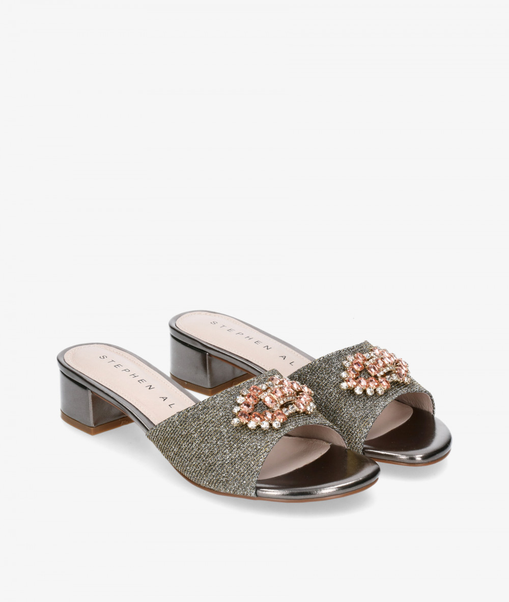 Stephen Allen Sandals  1636-8 FABOBA in lead-coloured