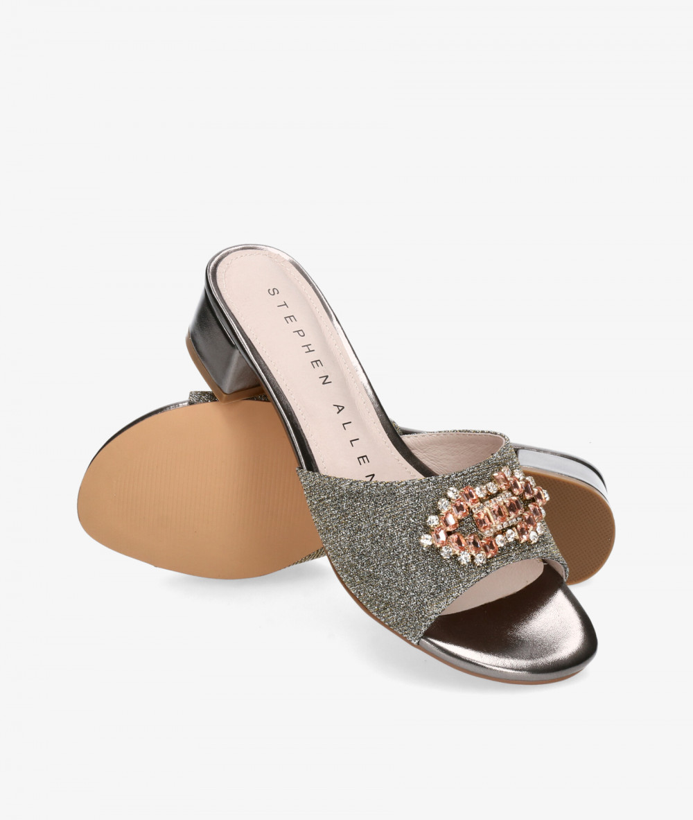 Stephen Allen Sandals  1636-8 FABOBA in lead-coloured