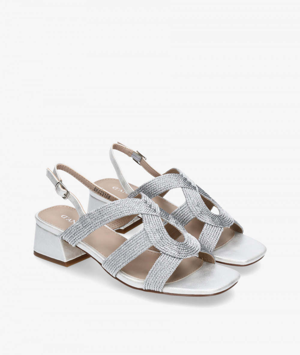 D'angela Sandals  23108/26134 in silver