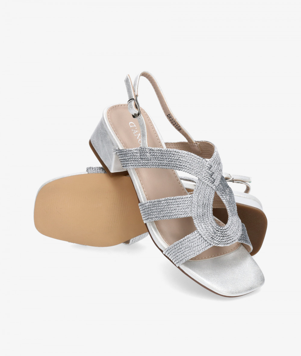 D'angela Sandals  23108/26134 in silver