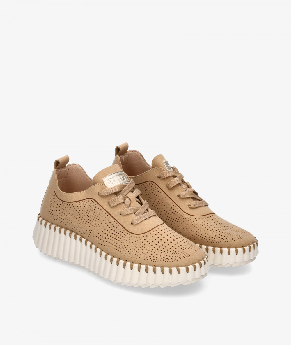 D'angela Sneakers  26022 in taupe