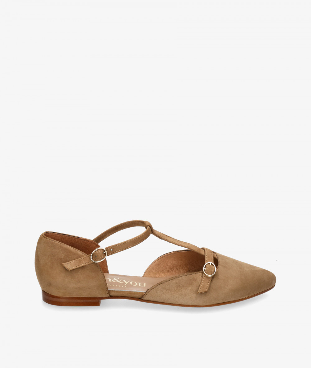 Zapatos de vestir bloom&you CAMILA en ante taupe