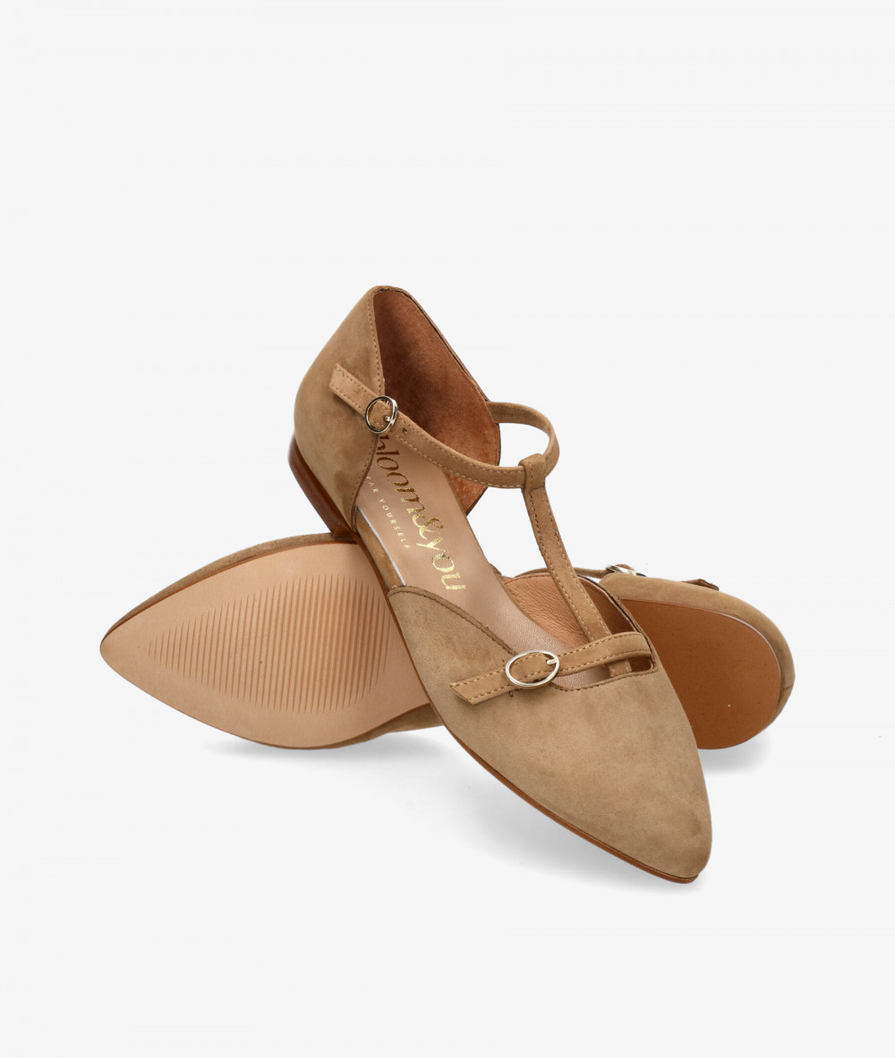 Zapatos de vestir bloom&you CAMILA en ante taupe