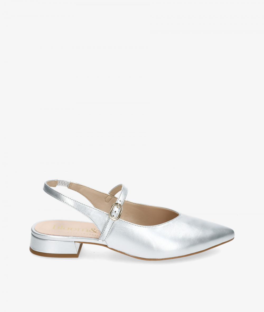 bloom&you Dress low heel shoes RENATA in silver