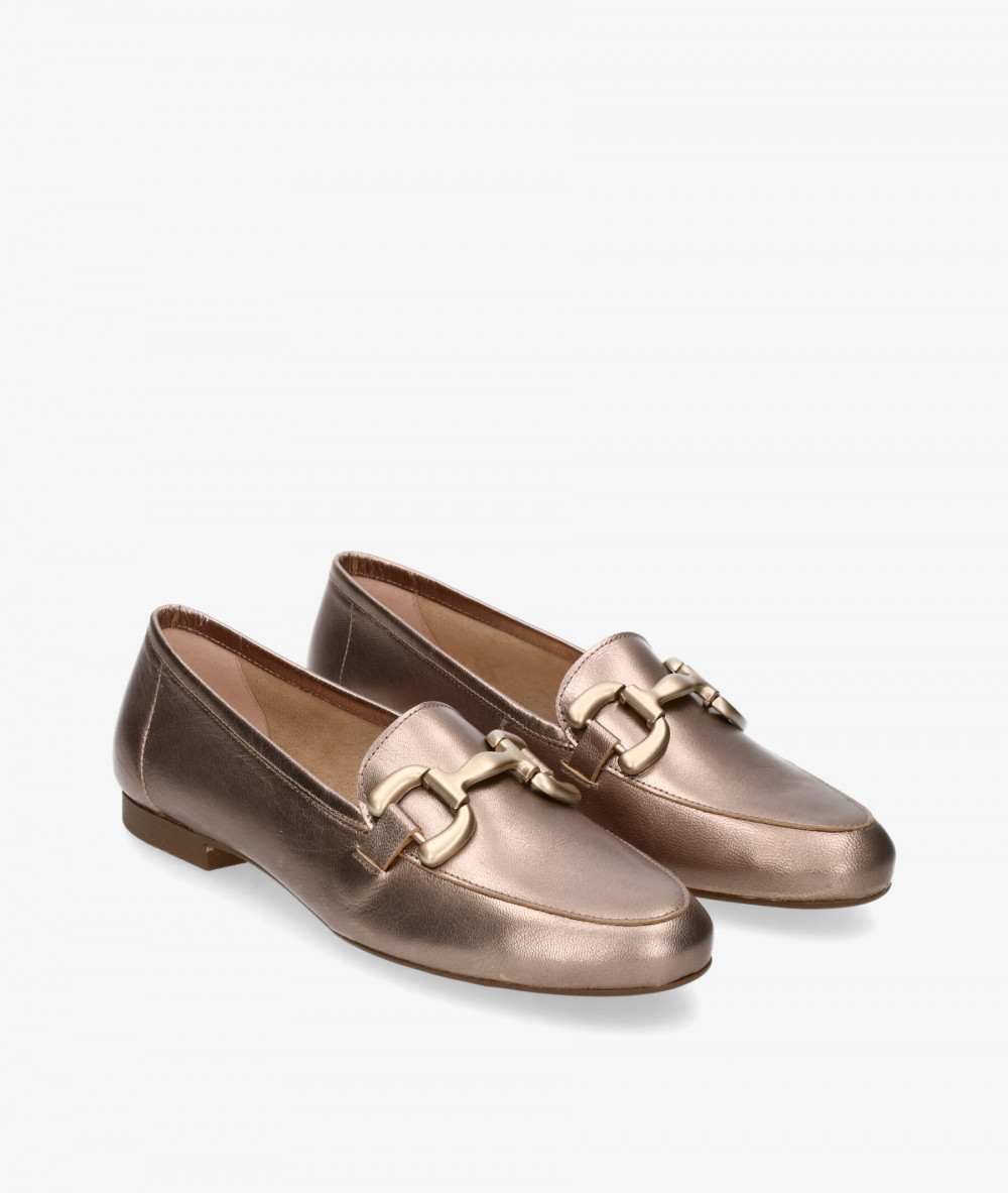 bloom&you Loafers SUSAN in taupe metallic
