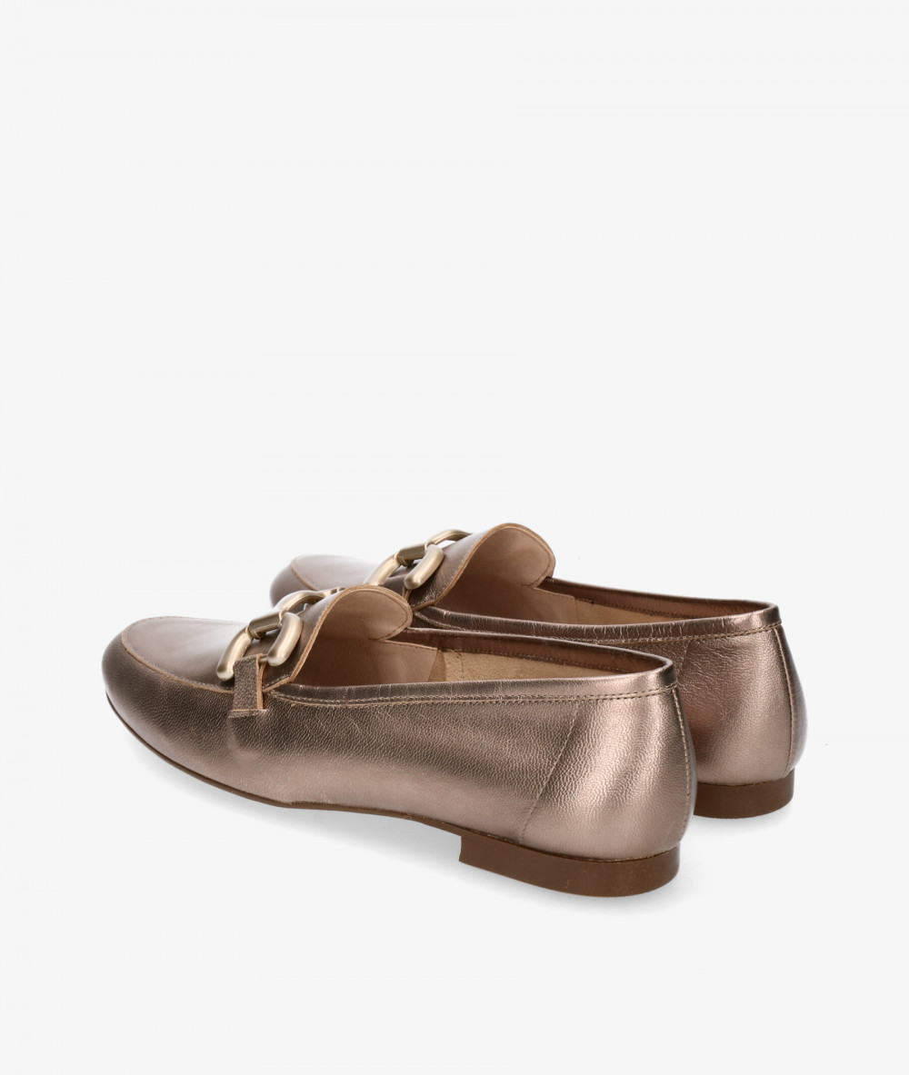 bloom&you Loafers SUSAN in taupe metallic