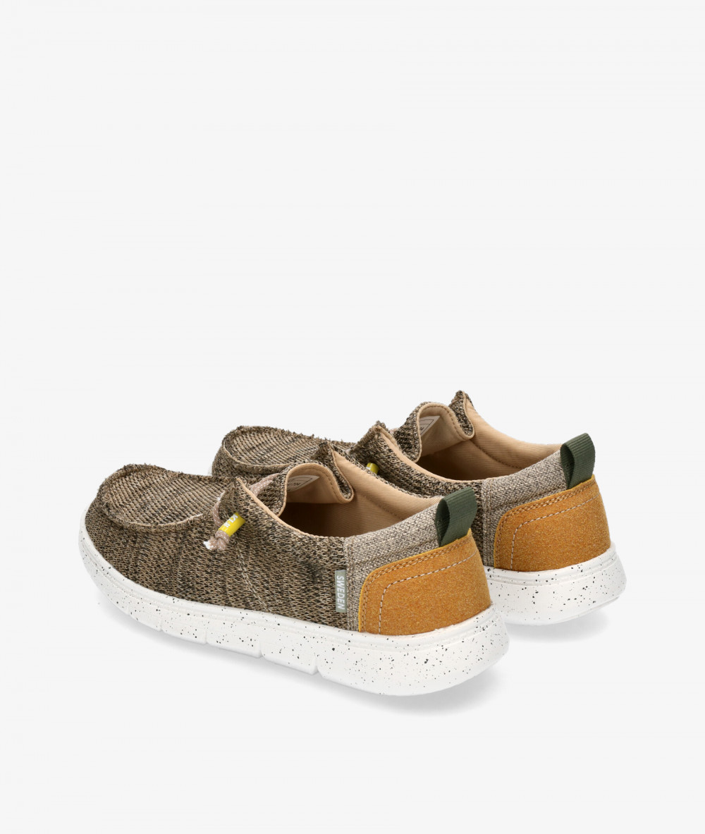 Zapatos casual Sweden Kle 251704 en topo