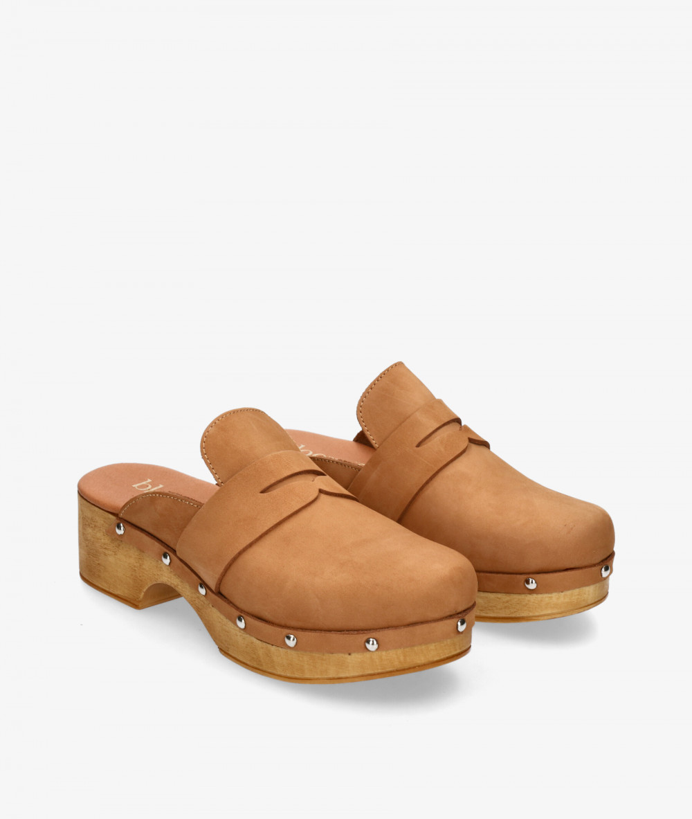 Zuecos bloom&you FRESIA en nobuck cuero 