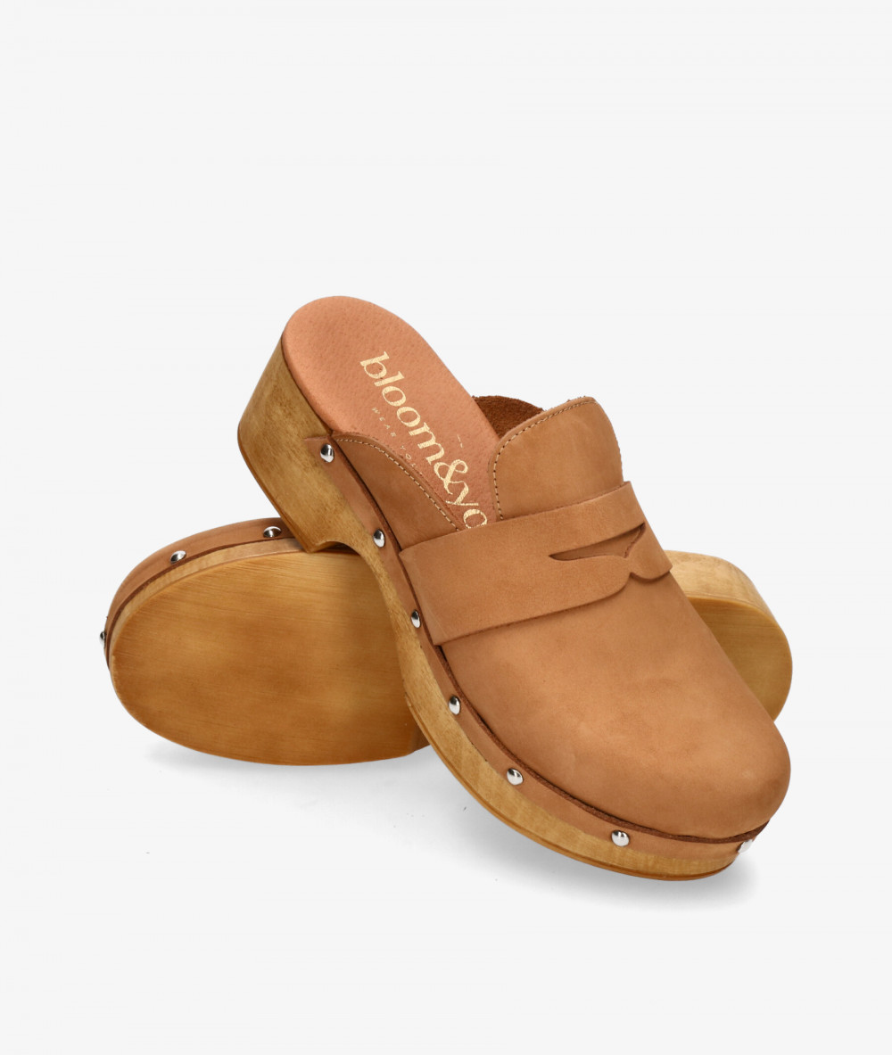 Zuecos bloom&you FRESIA en nobuck cuero 