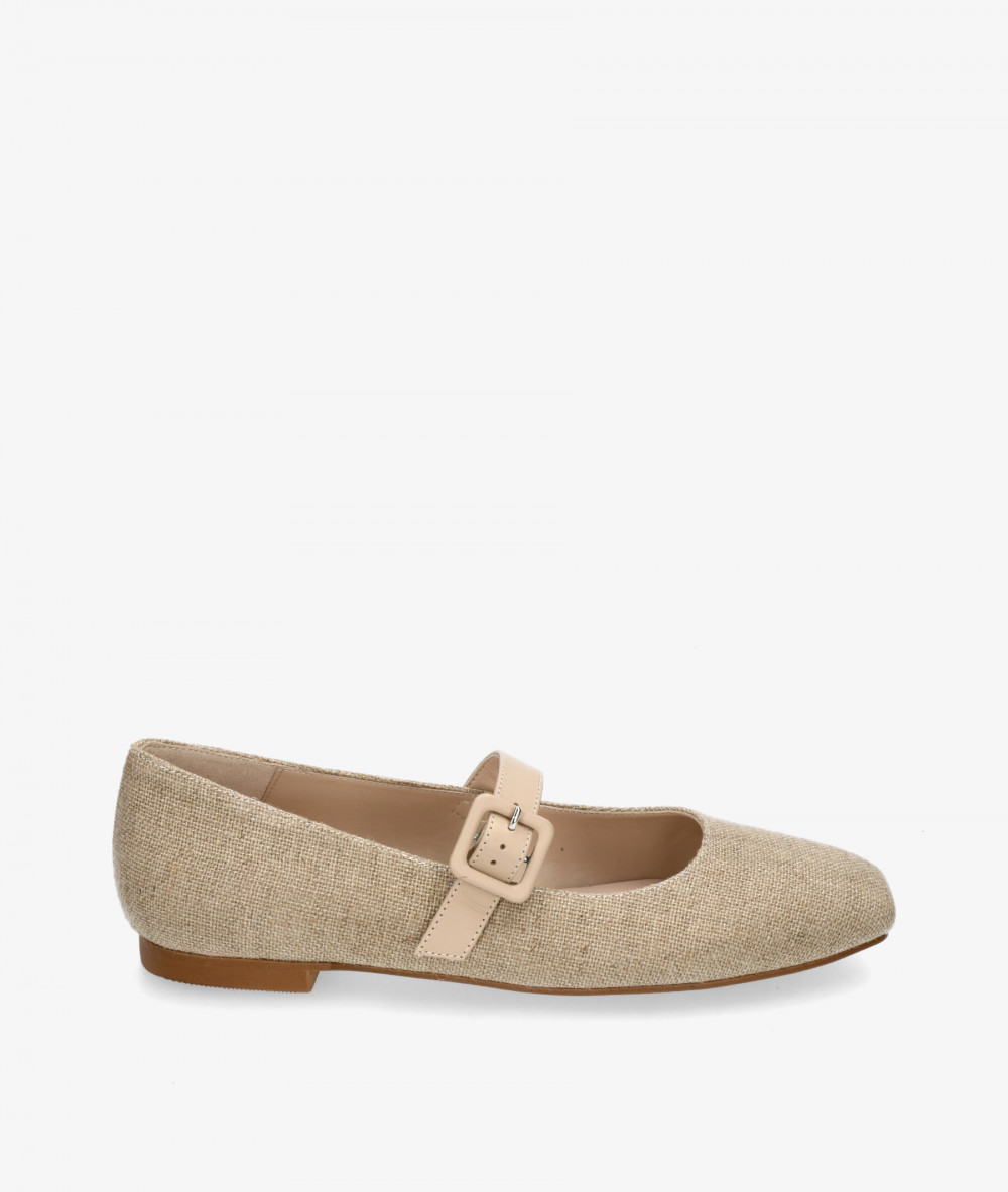 bloom&you Dress low heel shoes JANE in taupe
