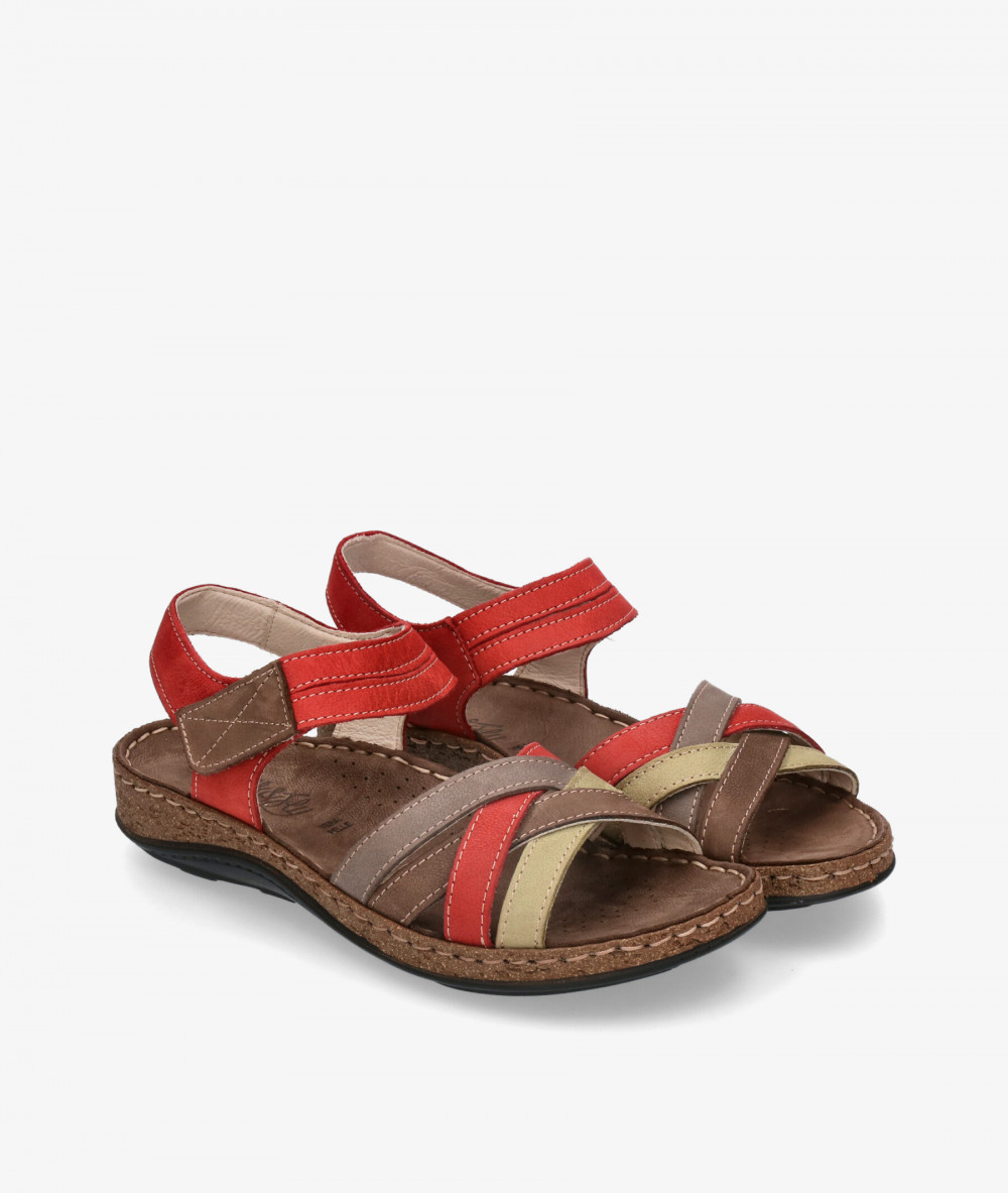 Walk & Fly Sandals  3861-43170 in red 