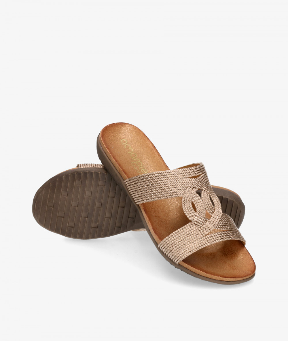 Amarpies Sandals  23575 in bronze