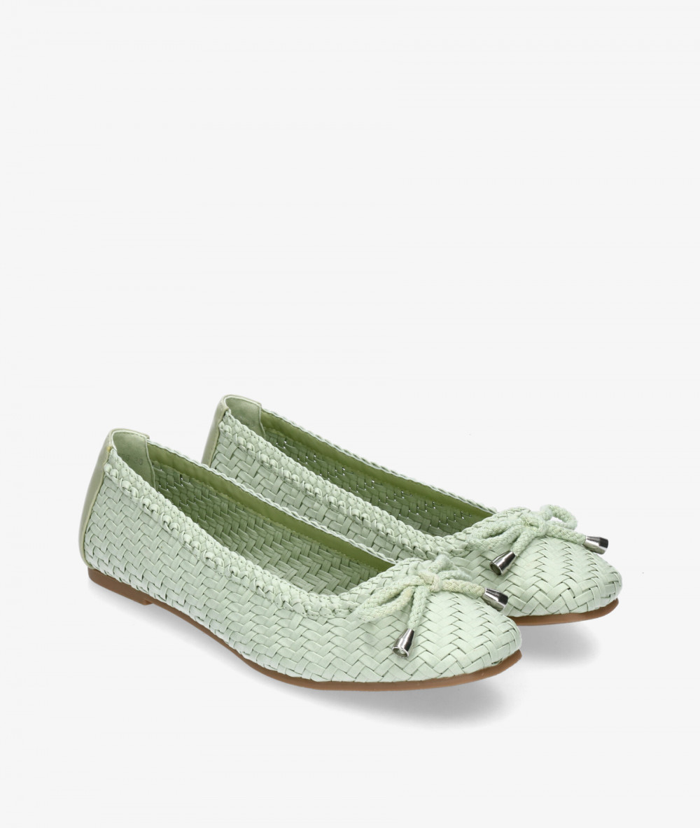 Bailarinas D'angela 26056 en verde