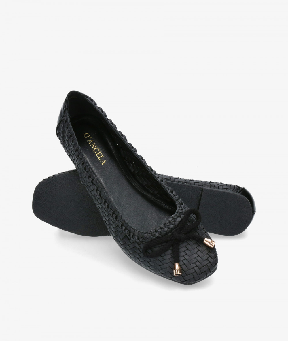 Bailarinas D'angela 26056 en negro