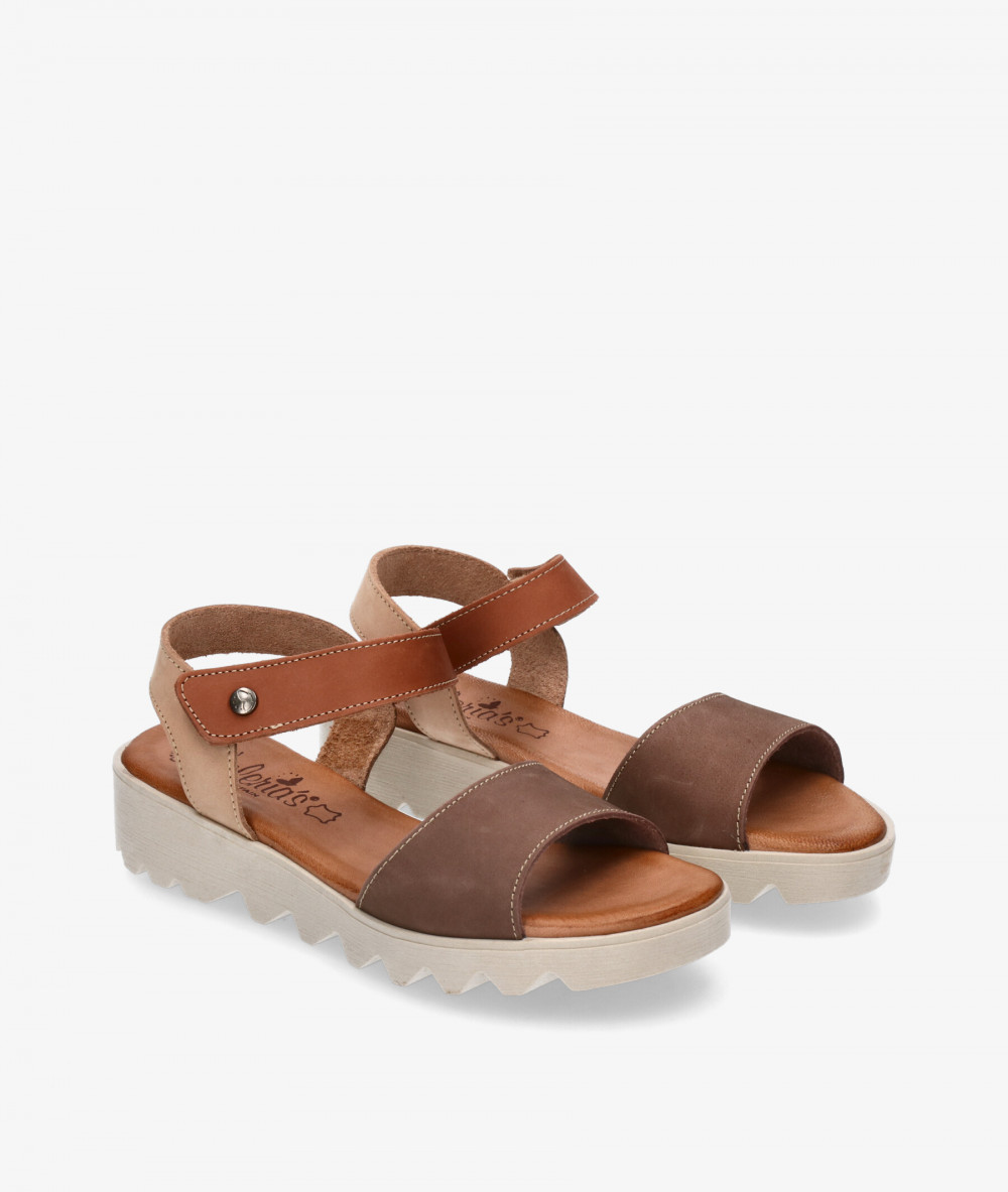 Sandalias Valeria´s  7144 en marrón