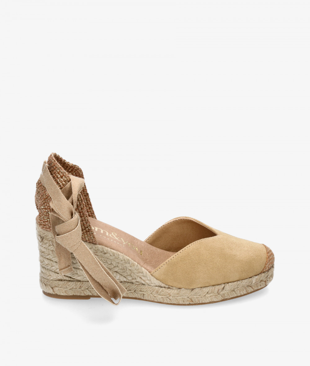 Alpargatas bloom&you  PETUNIA en serraje beige