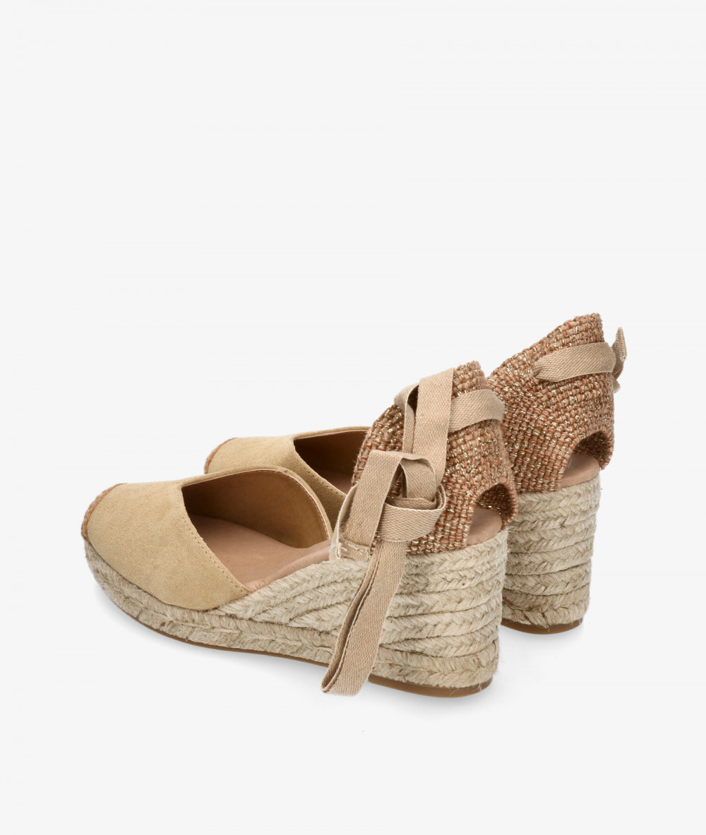 Alpargatas bloom&you  PETUNIA en serraje beige