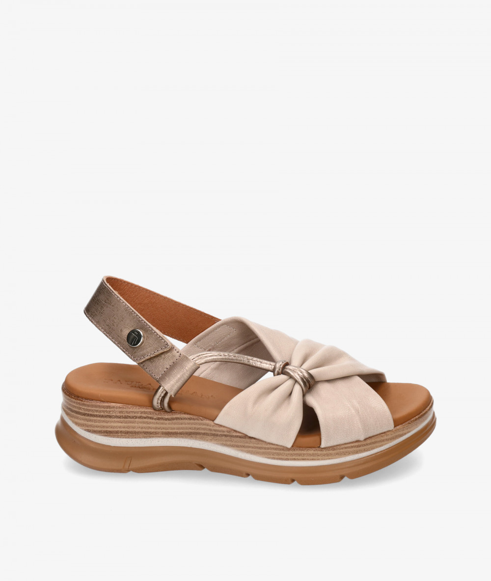 Sandalias Paula Urban  24-416 en beige Sandalias Paula Urban  24-416 en beige