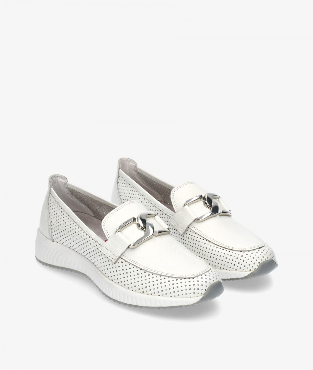 Mocasines St. Gallen BOSTON en blanco